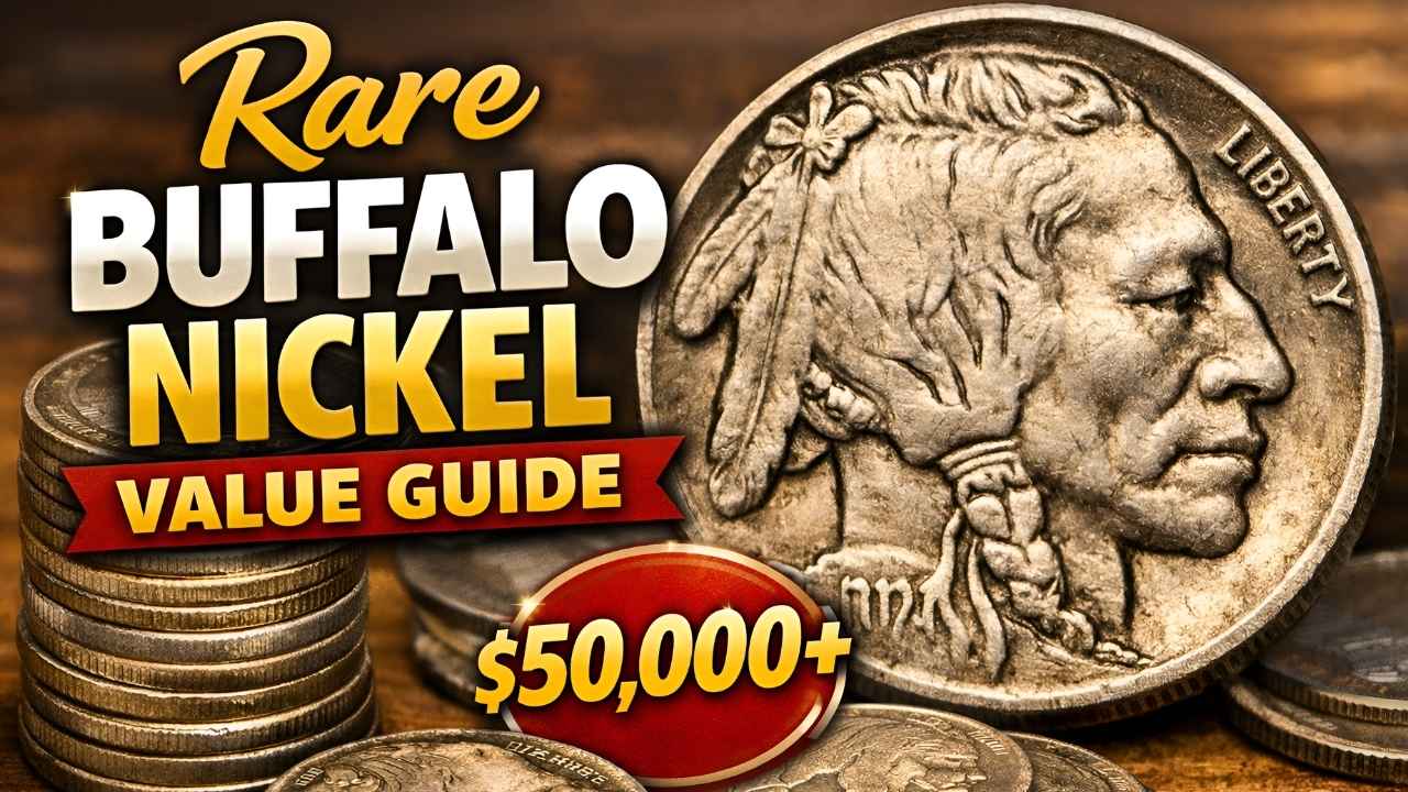 Rare Buffalo Nickel Value Guide 2026: Complete Price Chart, Mint Marks & Varieties Worth Up to $350,000