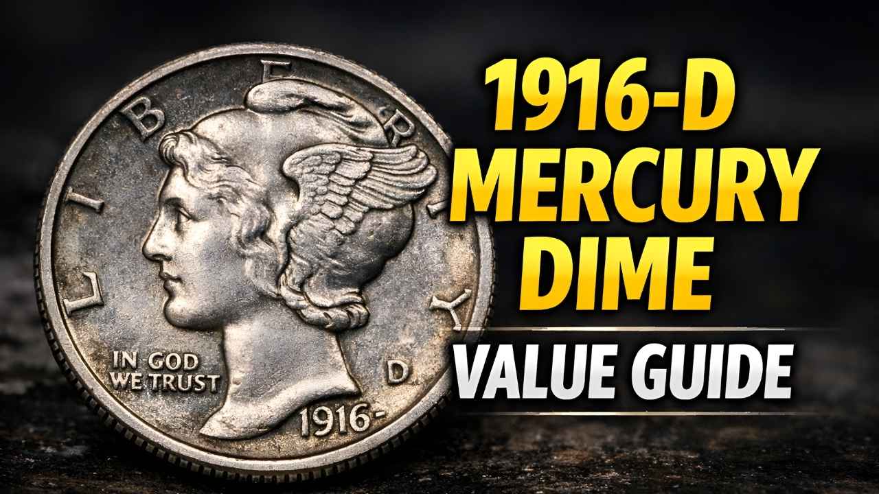 1916‑D Mercury Dime Value Guide 2026: Rare Errors & Varieties Worth Up to $1.1 Million